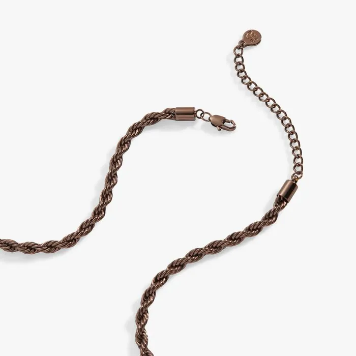 French Rope Chain Necklace Shiny Chocolate Women Alex And Ani Easter
