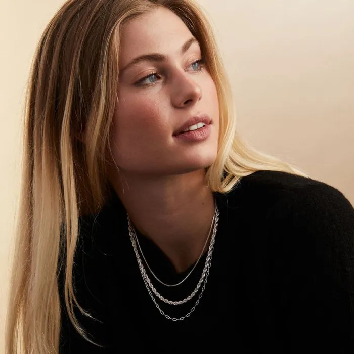 French Rope Chain Necklace Shiny Chocolate Women Alex And Ani Necklaces