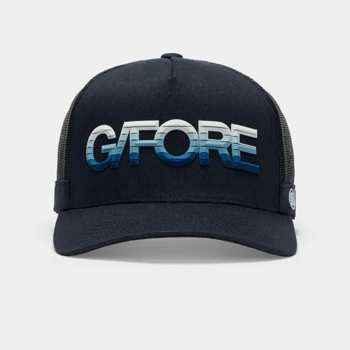 GFORE 3D OMBR GFORE COTTON TWILL TRUCKER HAT Ink MenWomen Hats GFORE 3D OMBR GFORE COTTON TWILL TRUCKER HAT Ink MenWomen Hats