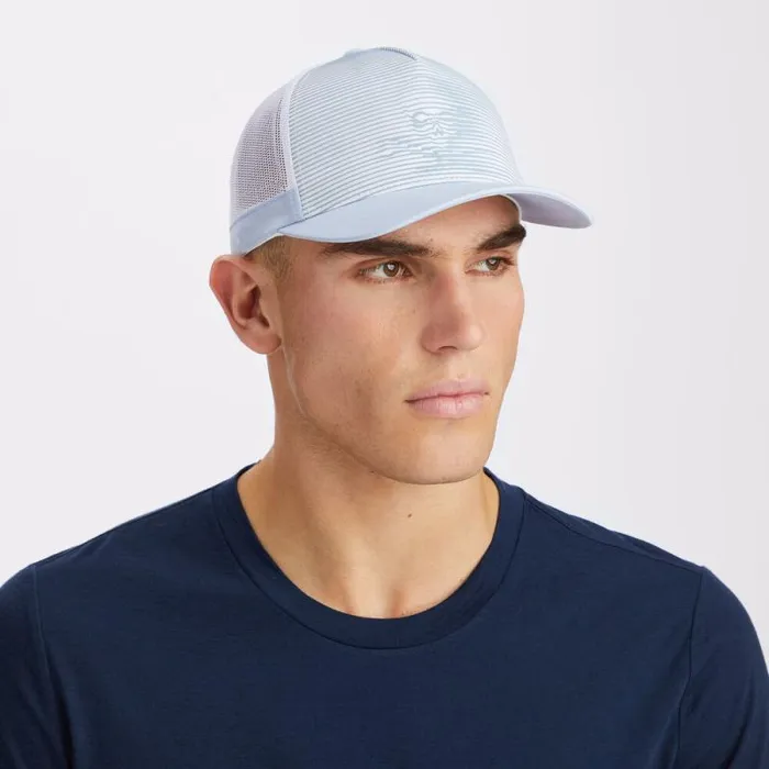 GFORE 3D SKULL and T039S INTERLOCK KNIT TRUCKER HAT Drizzle Men Hats GFORE 3D SKULL and T039S INTERLOCK KNIT TRUCKER HAT Drizzle Men Hats
