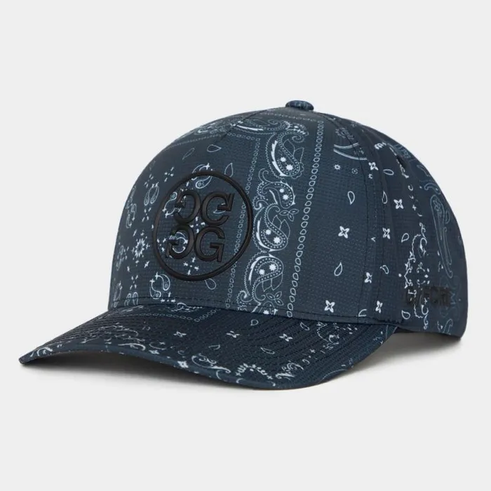 GFORE BANDANA FEATHERWEIGHT TECH SNAPBACK HAT Onyx MenWomen Hats
