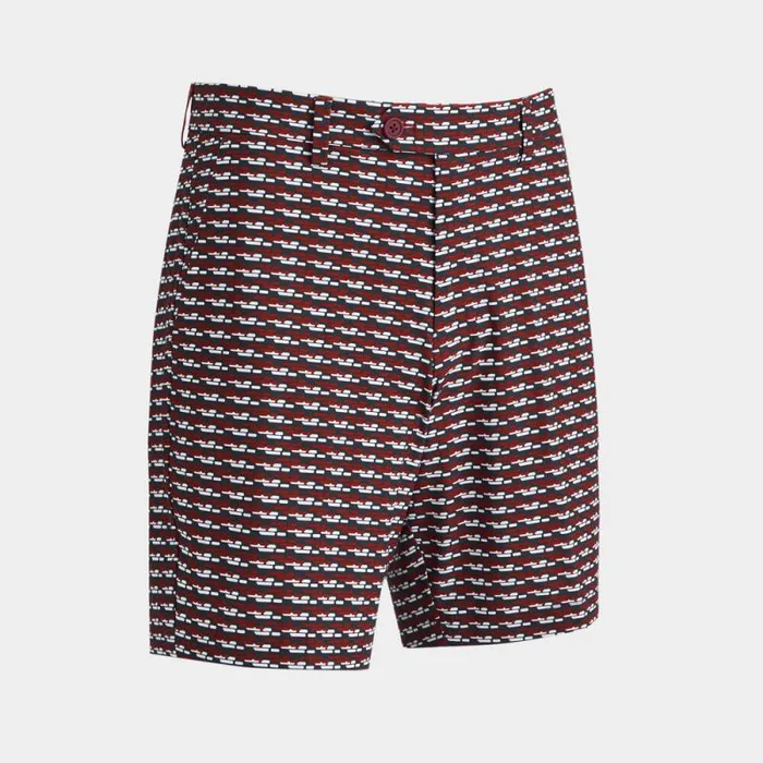 GFORE BRICK STRIPE MAVERICK 4WAY STRETCH SHORT Cabernet Men Shorts