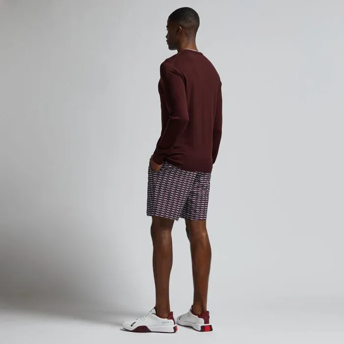 GFORE BRICK STRIPE MAVERICK 4WAY STRETCH SHORT Cabernet Men Shorts GFORE BRICK STRIPE MAVERICK 4WAY STRETCH SHORT Cabernet Men Shorts