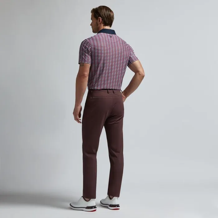 GFORE BRICK STRIPE TECH PIQU POLO Cabernet Men Polos GFORE BRICK STRIPE TECH PIQU POLO Cabernet Men Polos