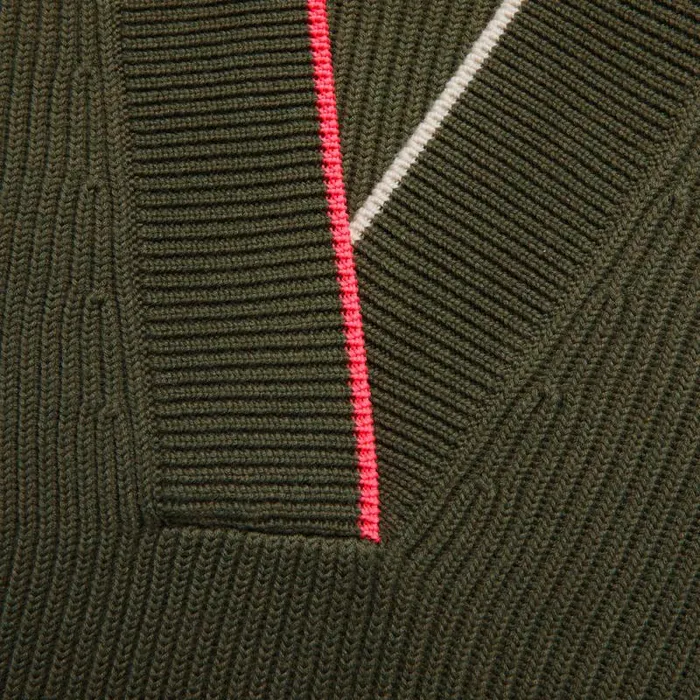 GFORE CHUNKY RIB MERINO WOOL RELAXED FIT V NECK SWEATER Isle Women Sweaters