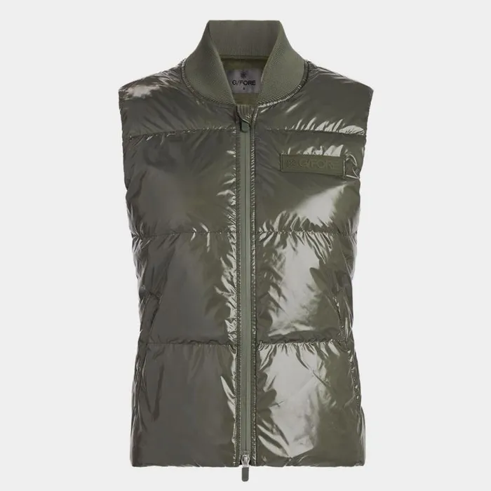GFORE CIRCLE G039S COATED NYLON QUILTED PUFFER VEST Isle Women Outerwear