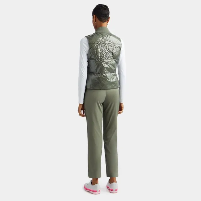 GFORE CIRCLE G039S COATED NYLON QUILTED PUFFER VEST Isle Women Outerwear