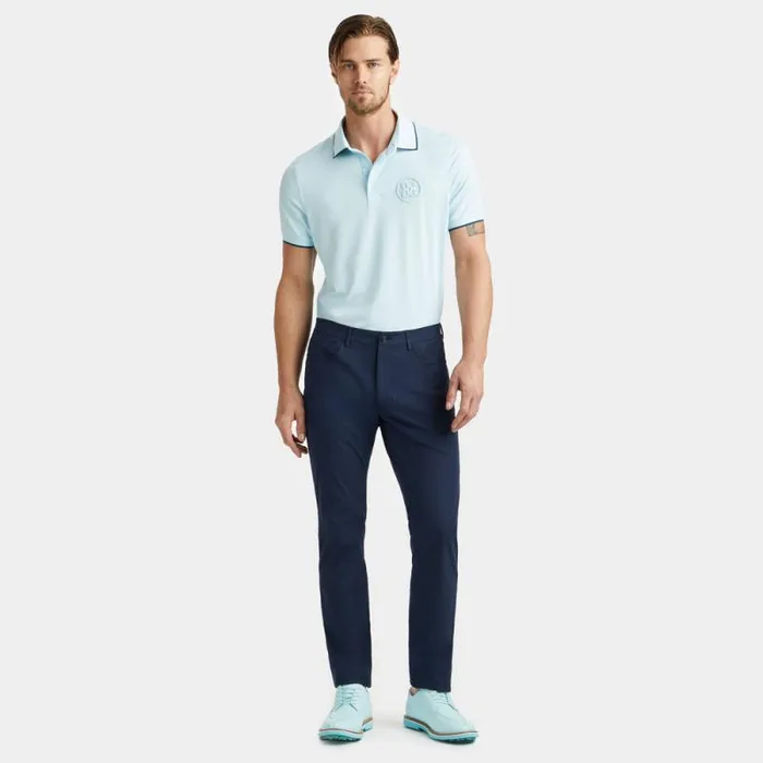 GFORE CIRCLE G039S EMBOSSED TECH JERSEY BANDED SLEEVE POLO Daybreak Men Polos GFORE CIRCLE G039S EMBOSSED TECH JERSEY BANDED SLEEVE POLO Daybreak Men Polos
