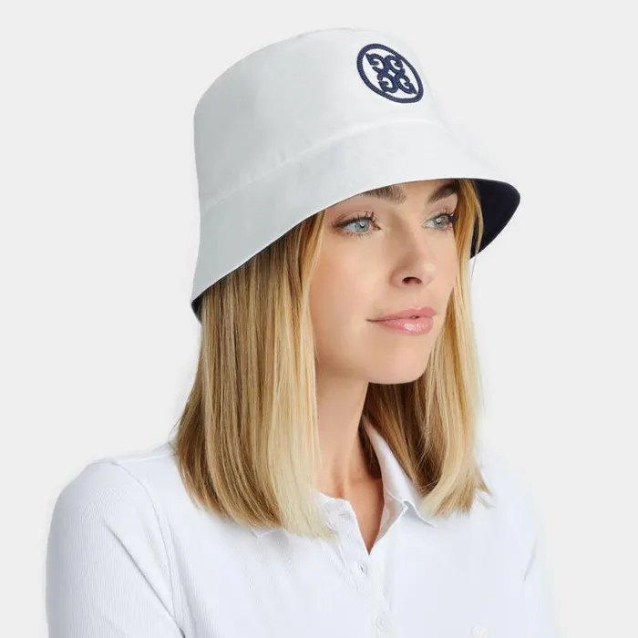 GFORE CIRCLE G039S REVERSIBLE COTTON TWILL BUCKET HAT Snowtwilight MenWomen Hats GFORE CIRCLE G039S REVERSIBLE COTTON TWILL BUCKET HAT Snowtwilight MenWomen Hats