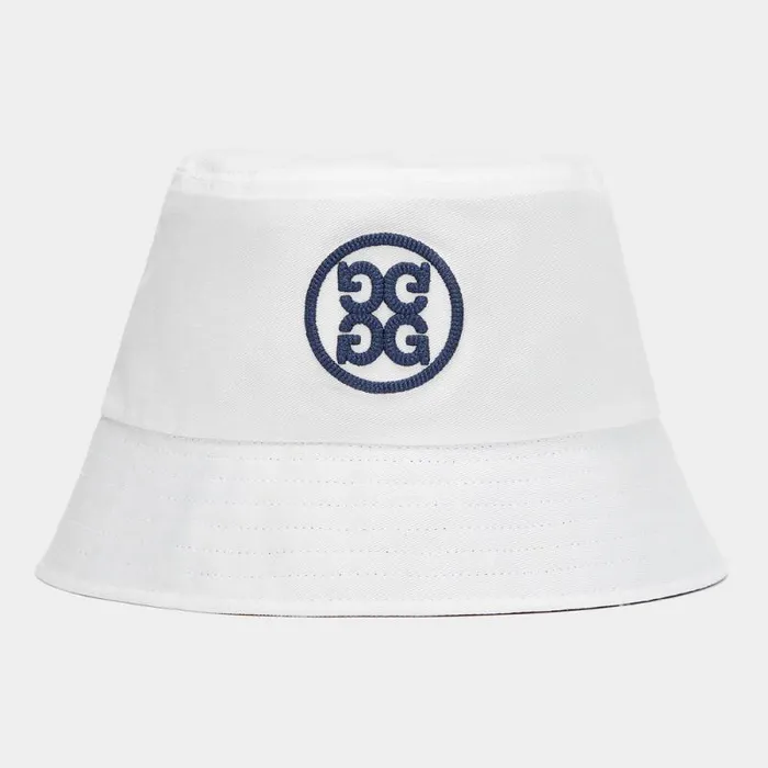 GFORE CIRCLE G039S REVERSIBLE COTTON TWILL BUCKET HAT Snowtwilight MenWomen Hats GFORE CIRCLE G039S REVERSIBLE COTTON TWILL BUCKET HAT Snowtwilight MenWomen Hats