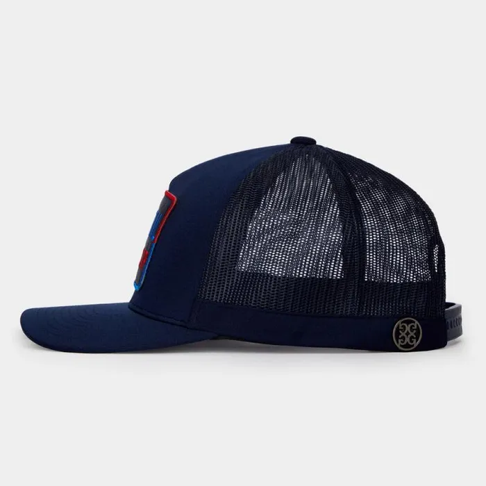 GFORE COCKTAIL HANDICAP INTERLOCK KNIT TRUCKER HAT Twilight MenWomen Hats GFORE COCKTAIL HANDICAP INTERLOCK KNIT TRUCKER HAT Twilight MenWomen Hats