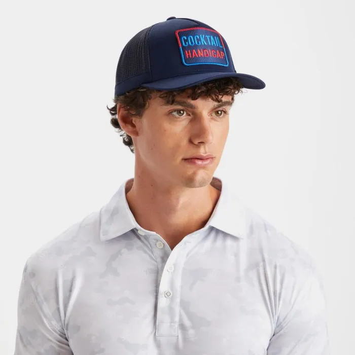 GFORE COCKTAIL HANDICAP INTERLOCK KNIT TRUCKER HAT Twilight MenWomen Hats GFORE COCKTAIL HANDICAP INTERLOCK KNIT TRUCKER HAT Twilight MenWomen Hats