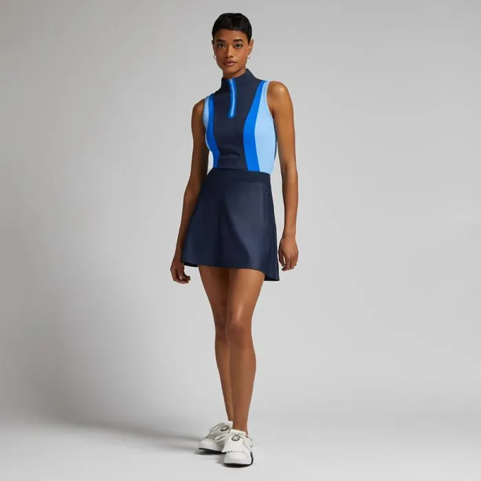 GFORE COLOUR BLOCK SILKY TECH NYLON SLEEVELESS POLO Twilight Women Polos and Shirts GFORE COLOUR BLOCK SILKY TECH NYLON SLEEVELESS POLO Twilight Women Polos and Shirts