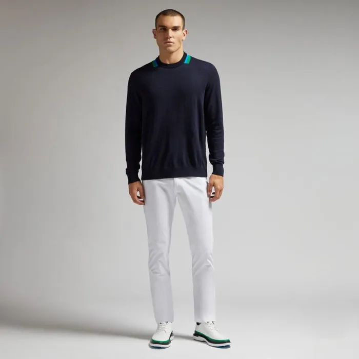 GFORE COLOURBLOCK INTARSIA CREWNECK MERINO WOOL SWEATER Twilight Men Sweaters GFORE COLOURBLOCK INTARSIA CREWNECK MERINO WOOL SWEATER Twilight Men Sweaters