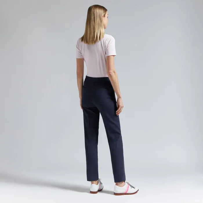 GFORE CONTRAST COLLAR RIBBED TECH NYLON POLO Blush Women Polos and Shirts