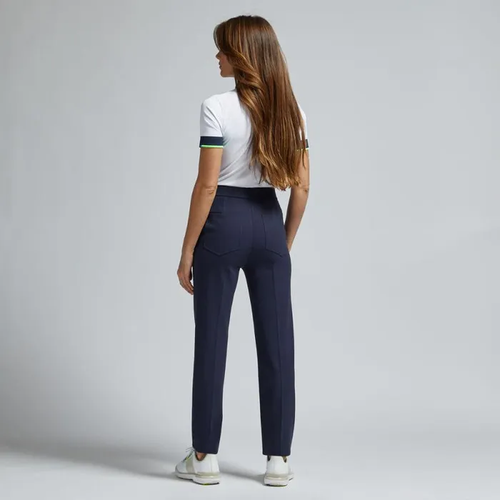 GFORE CONTRAST QUARTER ZIP TECH PIQU POLO Snow Women Polos and Shirts