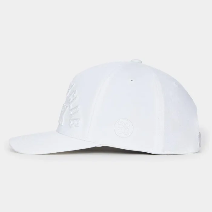 GFORE COUNTRY CLUB HACK STRETCH TWILL SNAPBACK HAT Snow MenWomen Hats