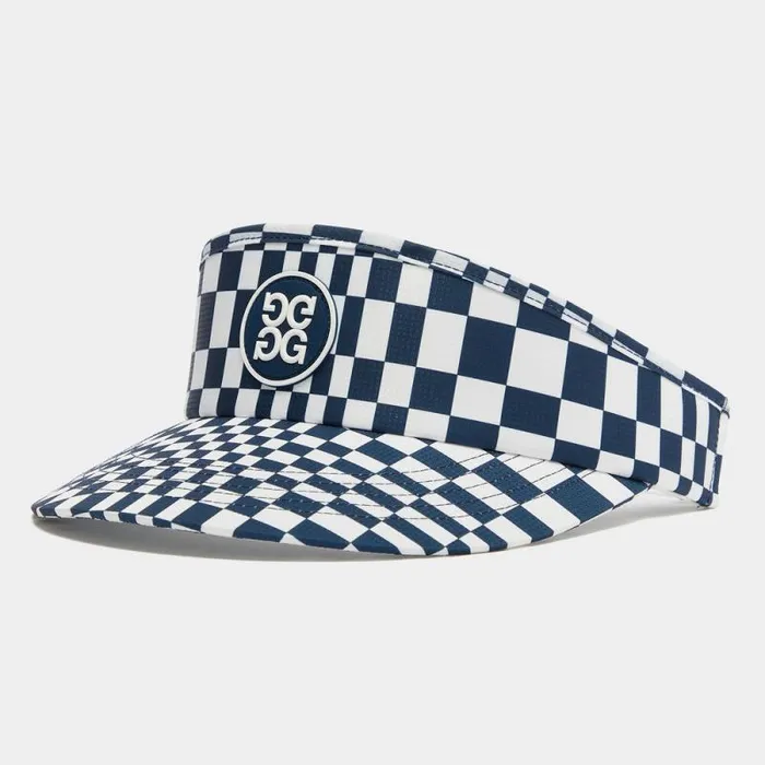 GFORE DISTORTED CHECK RIPSTOP VISOR Twilight Women Hats