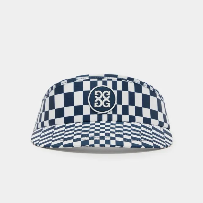 GFORE DISTORTED CHECK RIPSTOP VISOR Twilight Women Hats GFORE DISTORTED CHECK RIPSTOP VISOR Twilight Women Hats