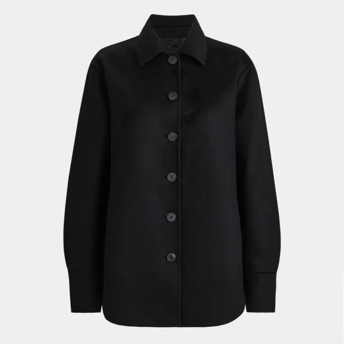 GFORE DOUBLE FACED CASHMERE JACKET Onyx Women Outerwear GFORE DOUBLE FACED CASHMERE JACKET Onyx Women Outerwear