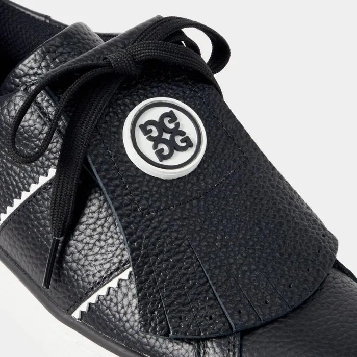 GFORE DURF PEBBLE LEATHER KILTIE GOLF SHOE Onyx Women Golf Shoes GFORE DURF PEBBLE LEATHER KILTIE GOLF SHOE Onyx Women Golf Shoes