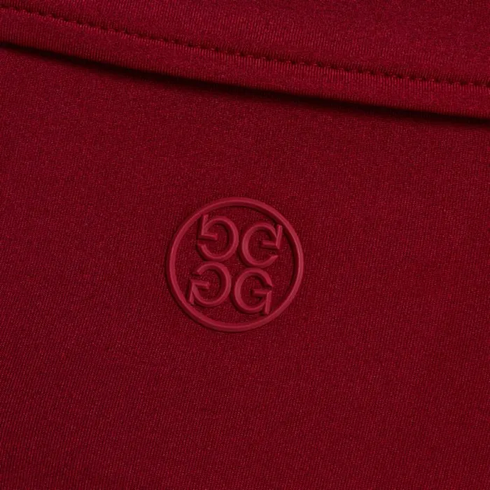 GFORE EMBROIDERED SKULL and TEES TECH JERSEY MODERN SPREAD COLLAR POLO Rhubarb Men Polos GFORE EMBROIDERED SKULL and TEES TECH JERSEY MODERN SPREAD COLLAR POLO Rhubarb Men Polos