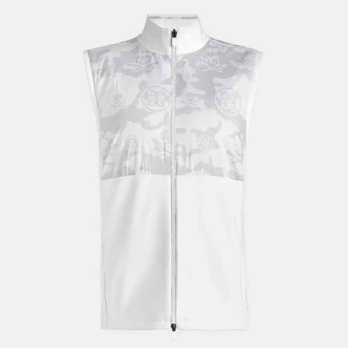 GFORE EXPLODED CAMO STRETCH TECH INTERLOCK PERFORMER VEST Snow Men Outerwear