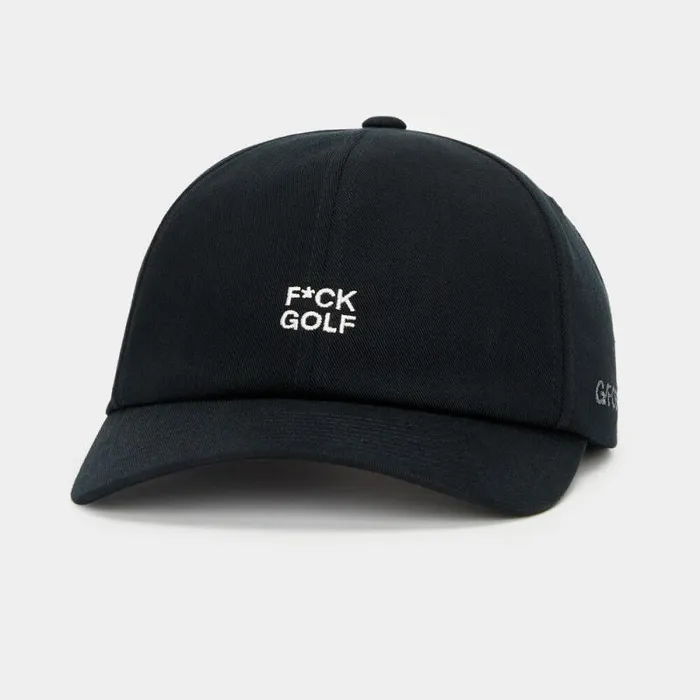 GFORE FCK GOLF COTTON TWILL RELAXED FIT SNAPBACK HAT Onyx MenWomen Hats