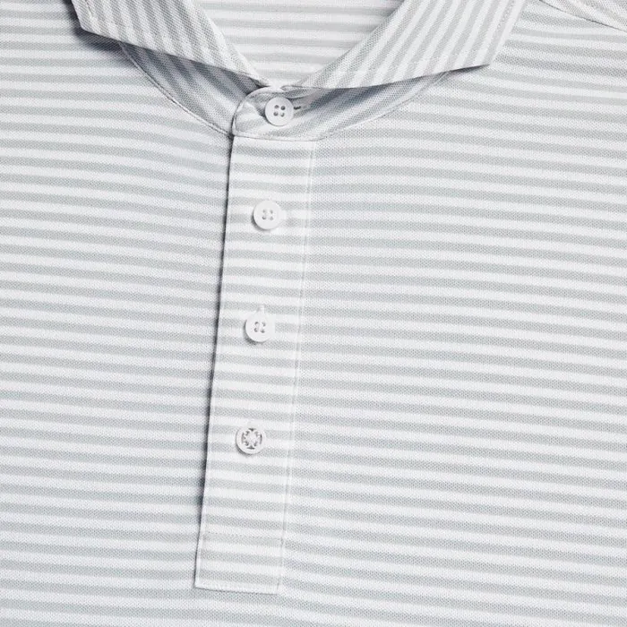 GFORE FEEDER STRIPE TECH PIQU MODERN SPREAD COLLAR POLO Nimbus Men Polos GFORE FEEDER STRIPE TECH PIQU MODERN SPREAD COLLAR POLO Nimbus Men Polos