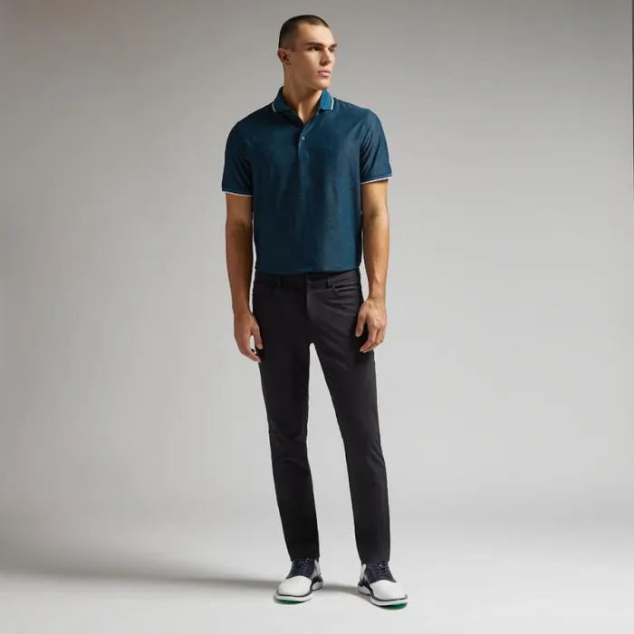 GFORE FINGERPRINT TECH PIQU POLO Deep Sea Men Polos GFORE FINGERPRINT TECH PIQU POLO Deep Sea Men Polos