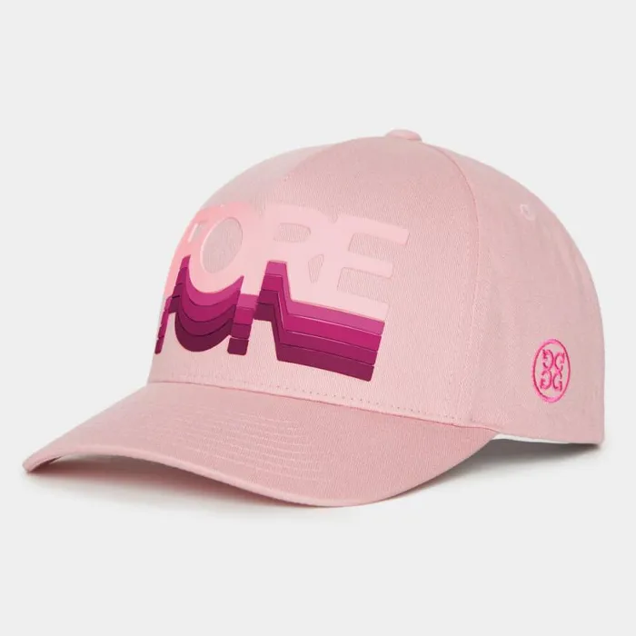 GFORE FORE OMBR STRETCH TWILL SNAPBACK HAT Blush MenWomen Hats