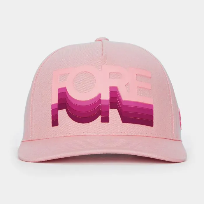 GFORE FORE OMBR STRETCH TWILL SNAPBACK HAT Blush MenWomen Hats GFORE FORE OMBR STRETCH TWILL SNAPBACK HAT Blush MenWomen Hats