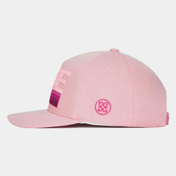 GFORE FORE OMBR STRETCH TWILL SNAPBACK HAT Blush MenWomen Hats GFORE FORE OMBR STRETCH TWILL SNAPBACK HAT Blush MenWomen Hats