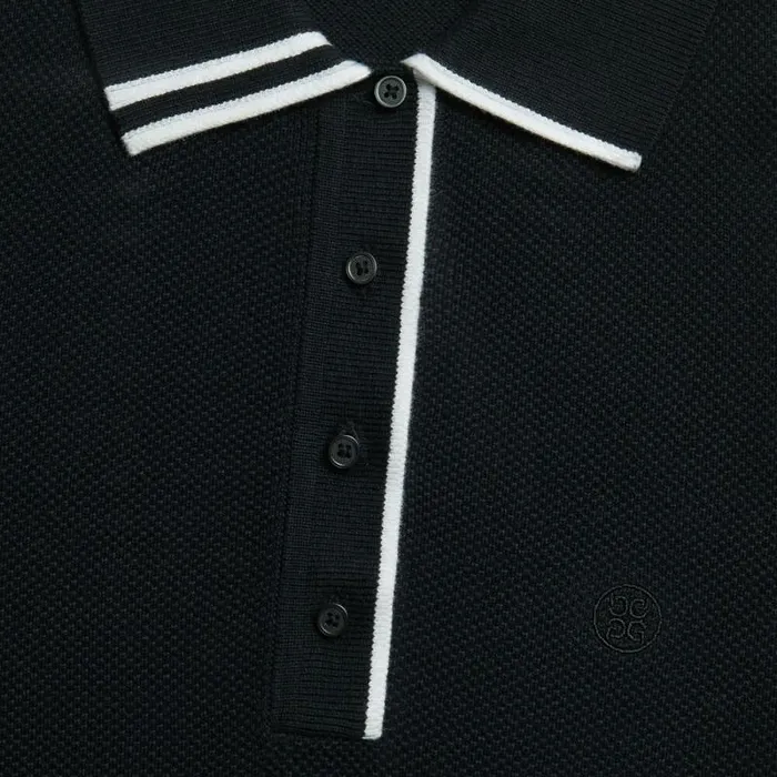 GFORE FULLY FASHIONED COTTON PIQU SLEEVELESS POLO DRESS Onyx Women Skorts and Dresses GFORE FULLY FASHIONED COTTON PIQU SLEEVELESS POLO DRESS Onyx Women Skorts and Dresses