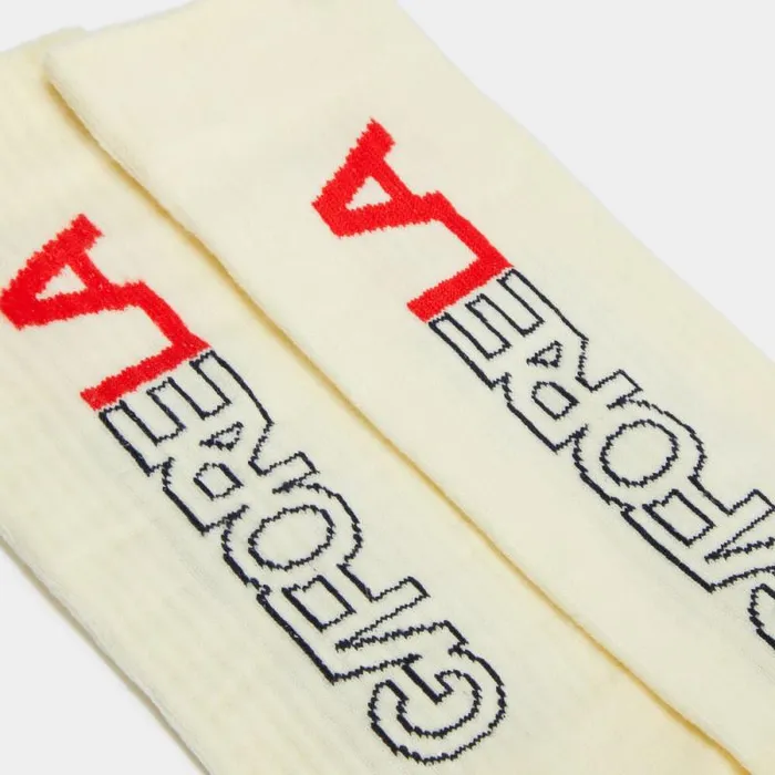 GFORE GFORE LA RIBBED COMPRESSION CREW SOCK Poppy Men Socks GFORE GFORE LA RIBBED COMPRESSION CREW SOCK Poppy Men Socks