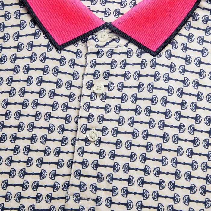 GFORE G LINK TECH JERSEY POLO Stone Men Polos GFORE G LINK TECH JERSEY POLO Stone Men Polos