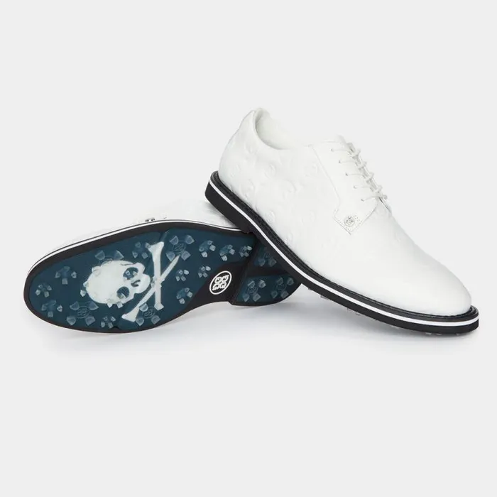GFORE GALLIVANTER DEBOSSED SKULL and TEES LEATHER GOLF SHOE Snowonyx Men Golf Shoes