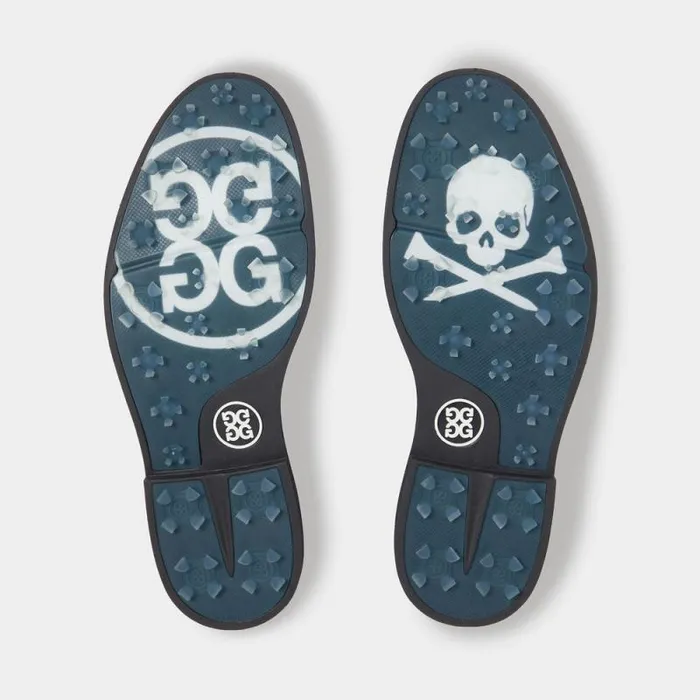GFORE GALLIVANTER DEBOSSED SKULL and TEES LEATHER GOLF SHOE Snowonyx Men Golf Shoes
