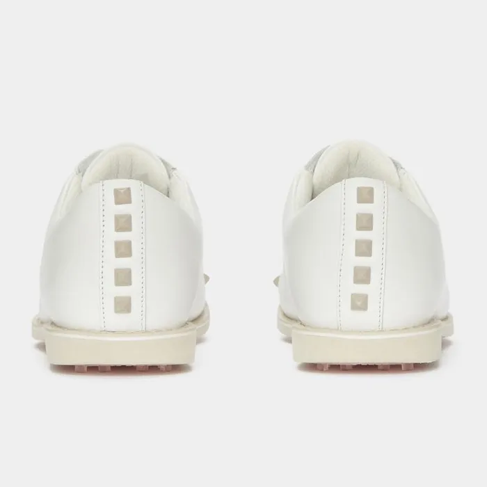 GFORE GALLIVANTER LEATHER STUD CAP TOE GOLF SHOE Stone Women Golf Shoes GFORE GALLIVANTER LEATHER STUD CAP TOE GOLF SHOE Stone Women Golf Shoes