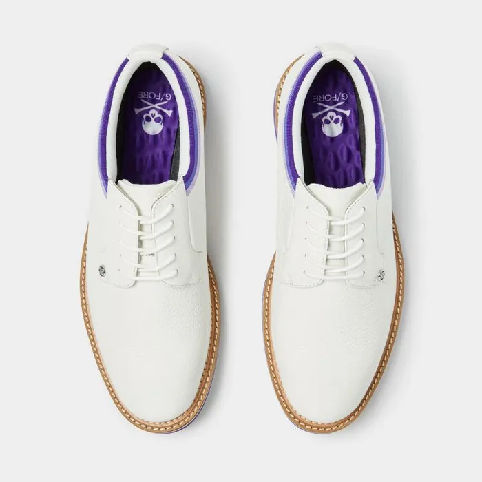 GFORE GALLIVANTER PEBBLE GROSGRAIN GOLF SHOE Snow Men Golf Shoes GFORE GALLIVANTER PEBBLE GROSGRAIN GOLF SHOE Snow Men Golf Shoes