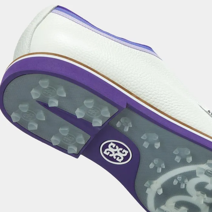 GFORE GALLIVANTER PEBBLE GROSGRAIN GOLF SHOE Snow Men Golf Shoes GFORE GALLIVANTER PEBBLE GROSGRAIN GOLF SHOE Snow Men Golf Shoes