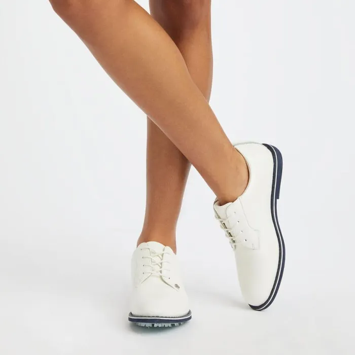GFORE GALLIVANTER PEBBLE LEATHER GOLF SHOE Snow Women Golf Shoes GFORE GALLIVANTER PEBBLE LEATHER GOLF SHOE Snow Women Golf Shoes