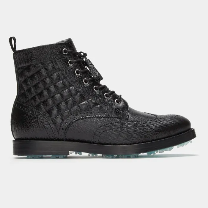 GFORE GALLIVANTER QUILTED PEBBLE LEATHER LUXE SOLE GOLF BOOT Onyx Women Golf Shoes GFORE GALLIVANTER QUILTED PEBBLE LEATHER LUXE SOLE GOLF BOOT Onyx Women Golf Shoes