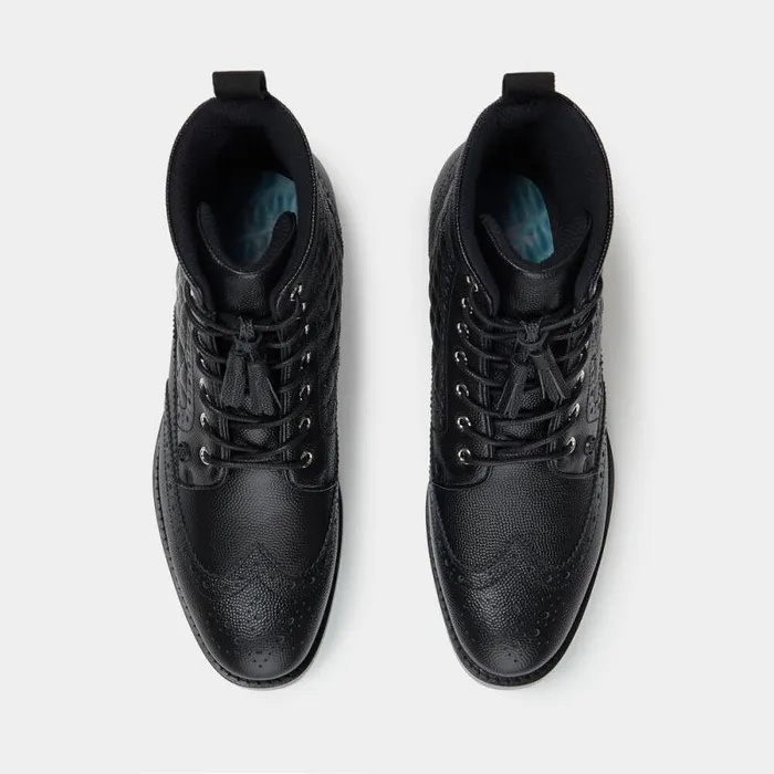 GFORE GALLIVANTER QUILTED PEBBLE LEATHER LUXE SOLE GOLF BOOT Onyx Women Golf Shoes GFORE GALLIVANTER QUILTED PEBBLE LEATHER LUXE SOLE GOLF BOOT Onyx Women Golf Shoes