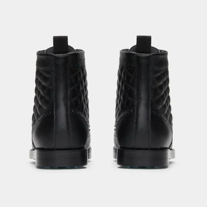 GFORE GALLIVANTER QUILTED PEBBLE LEATHER LUXE SOLE GOLF BOOT Onyx Women Golf Shoes GFORE GALLIVANTER QUILTED PEBBLE LEATHER LUXE SOLE GOLF BOOT Onyx Women Golf Shoes