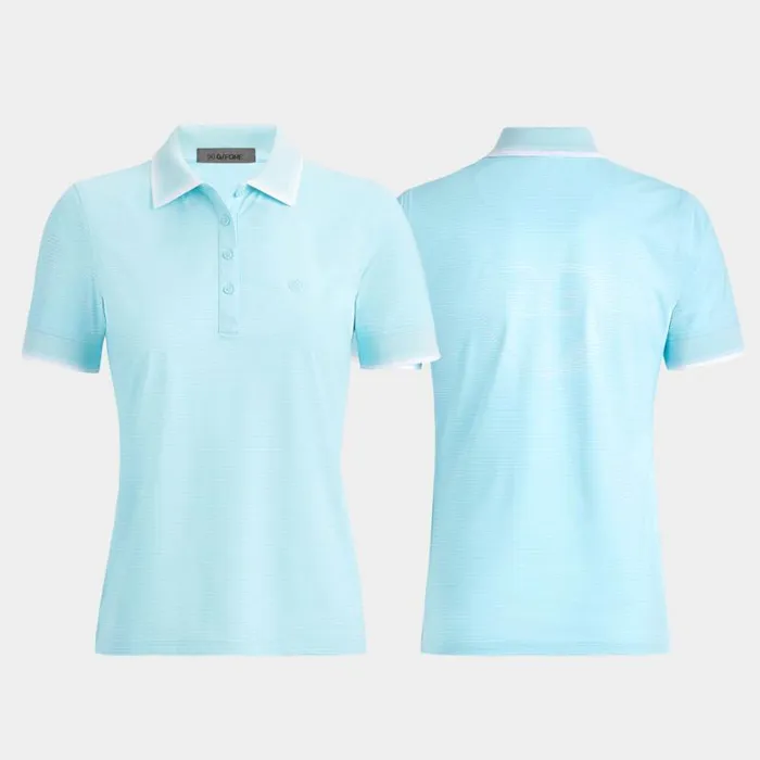 GFORE GLITCH HEART G039S SILKY TECH NYLON POLO Powder Women Polos and Shirts