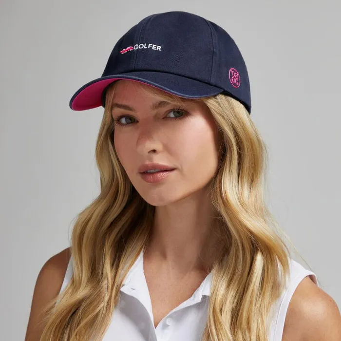 GFORE GOLFER COTTON TWILL RELAXED FIT SNAPBACK HAT Twilight Women Hats GFORE GOLFER COTTON TWILL RELAXED FIT SNAPBACK HAT Twilight Women Hats