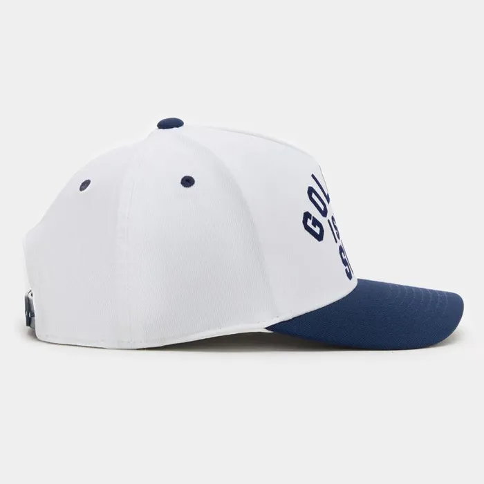 GFORE GOLFING IS THE SHT STRETCH TWILL SNAPBACK HAT Snow MenWomen Hats GFORE GOLFING IS THE SHT STRETCH TWILL SNAPBACK HAT Snow MenWomen Hats