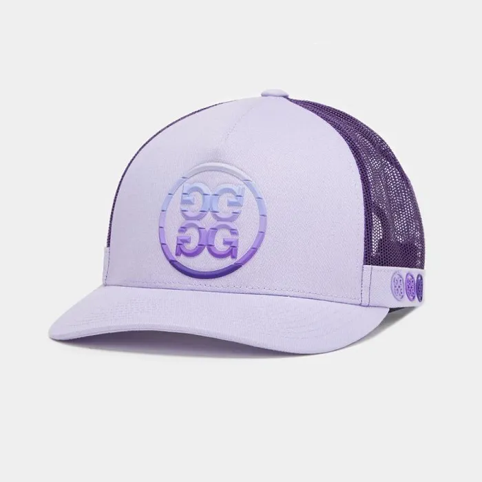 GFORE GRADIENT CIRCLE G039S COTTON TWILL TRUCKER HAT Aura MenWomen Hats