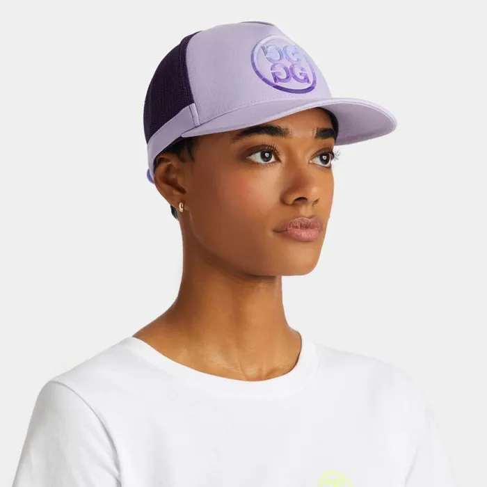 GFORE GRADIENT CIRCLE G039S COTTON TWILL TRUCKER HAT Aura MenWomen Hats GFORE GRADIENT CIRCLE G039S COTTON TWILL TRUCKER HAT Aura MenWomen Hats